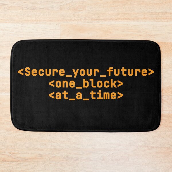 Item preview, One block at a time - BTC Mindset Edition designed and sold by Silvernuit.