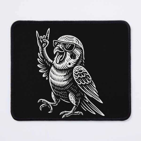 Item preview, Funny Heavy Metal budgie Bird Rock Music Humor designed and sold by LuminOrb.