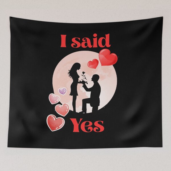 Item preview, He proposed and I said Yes designed and sold by DżodżoJoy.