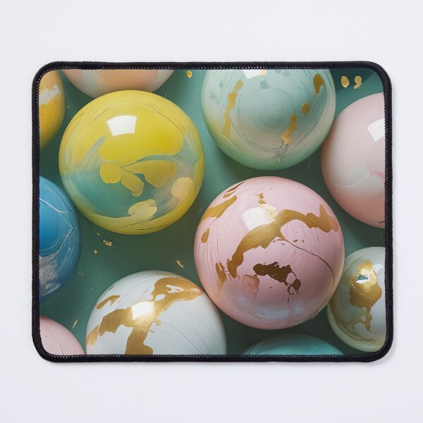 Item preview, Gilded Pastel Marbles designed and sold by Lizetteh.