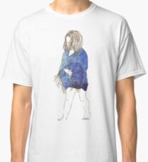 Little girl in a watercolor dress Classic T-Shirt