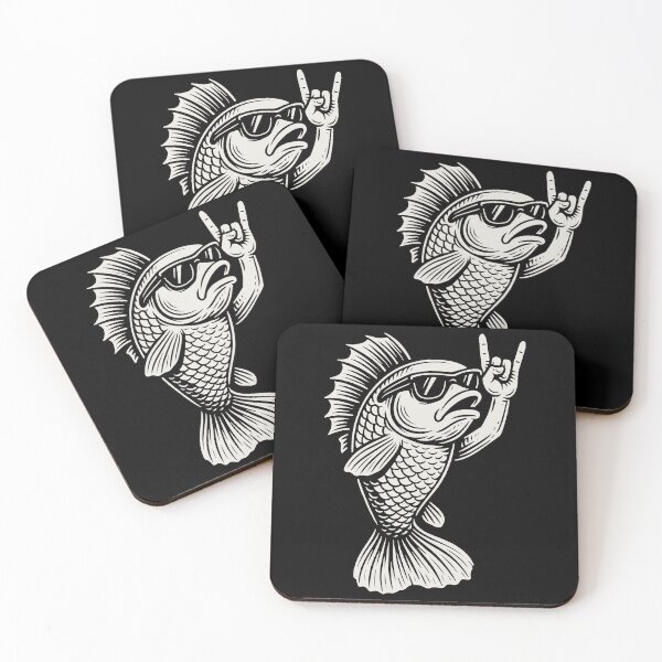 Item preview, Metal Music Goldfish Rock Musik Funny Fish Rock designed and sold by LuminOrb.