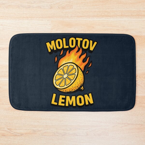 Item preview, Molotov Lemon – Explosive Citrus Comic Design designed and sold by Aredbox.
