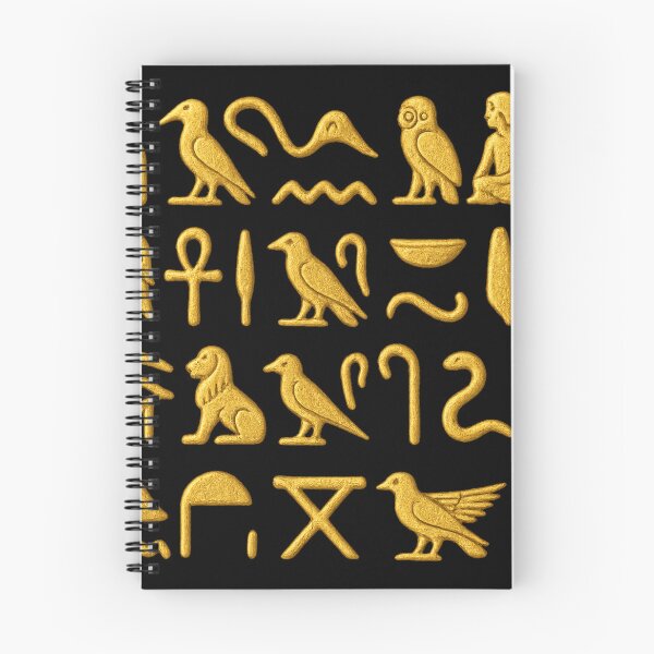 Artikelvorschau, Goldene ägyptische Hieroglyphen entworfen und verkauft von optimusprime39.