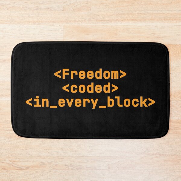 Item preview, Freedom - BTC Mindset Edition designed and sold by Silvernuit.
