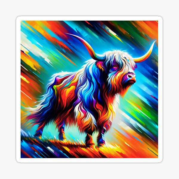 Item preview, Acrylic Yak Art designed and sold by TheAnimalZ00.