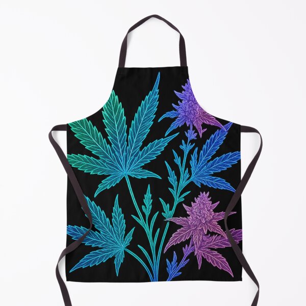 Item preview, weed and botanicals in neon colour designed and sold by optimusprime39.