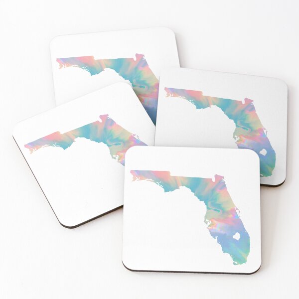 Artikelvorschau, Florida Regenbogen Silhouette entworfen und verkauft von Fern&Lantern.
