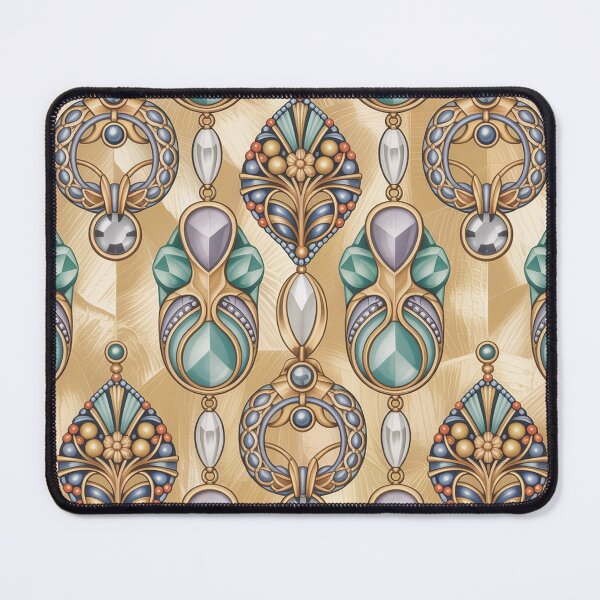 Item preview, Opulent Pearl & Gold Filigree Blossom Pattern designed and sold by mittie101.