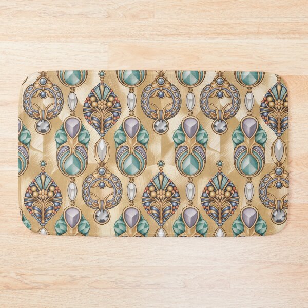 Item preview, Opulent Pearl & Gold Filigree Blossom Pattern designed and sold by mittie101.