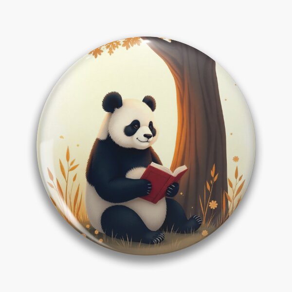 Item preview, panda reading book designed and sold by RaidenMDS.