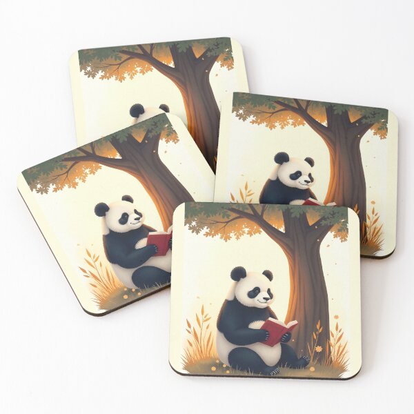 Item preview, panda reading book designed and sold by RaidenMDS.