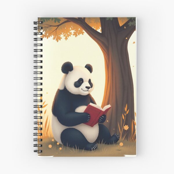 Item preview, panda reading book designed and sold by RaidenMDS.