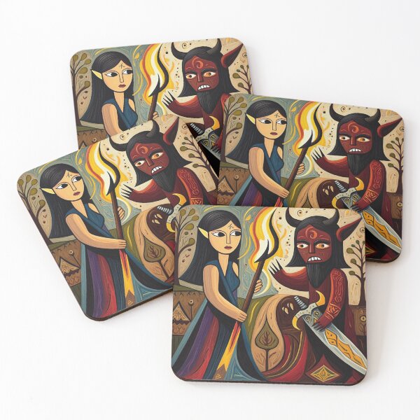 Item preview, The Fairy and the Devil designed and sold by Vintage Designs +.