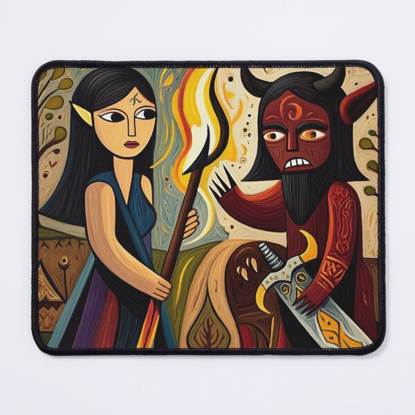 Item preview, The Fairy and the Devil designed and sold by Vintage Designs +.
