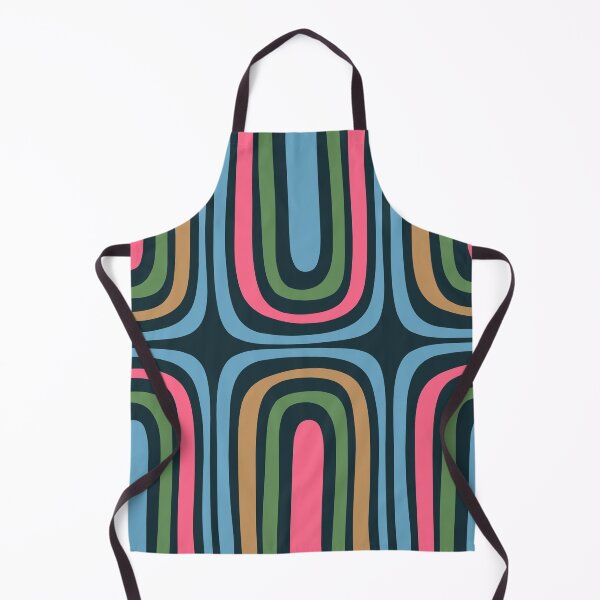 Item preview, Retro Contemporary Boho Confaab Abstract Multicolored Pattern on Navy designed and sold by kierkegaard.