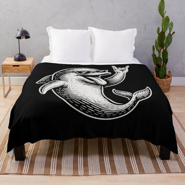 Item preview, Metal Music Rock Funny Dolphin Heavy Metal Retro designed and sold by LuminOrb.