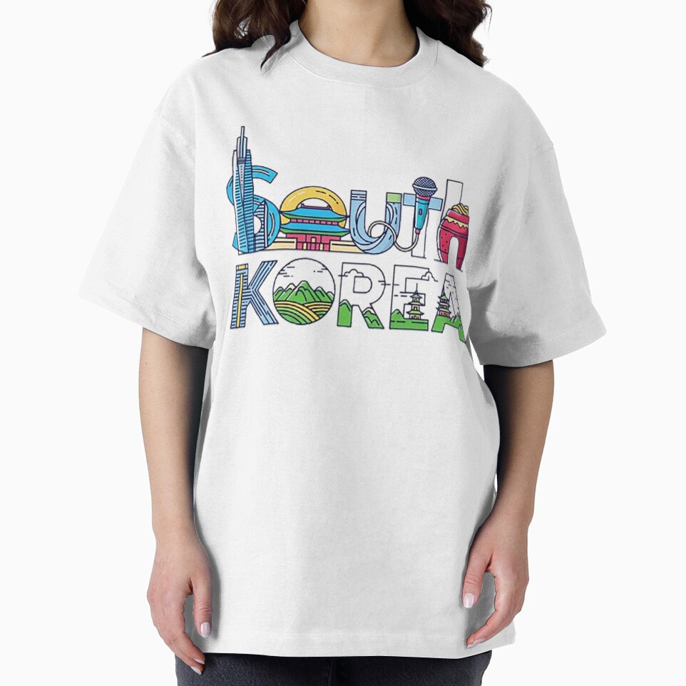 South Korea Oversized T-Shirt Beatrix Design
