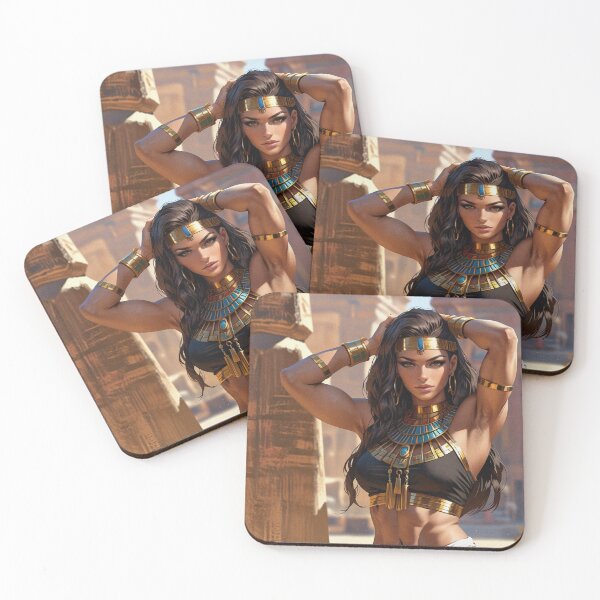 Item preview, The beautiful Egyptian Priestess anime art designed and sold by Vintage Designs +.