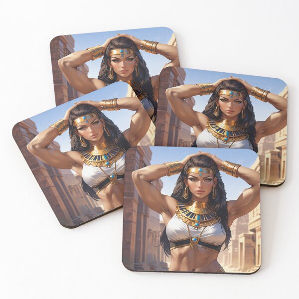 Item preview, The beautiful Egyptian Priestess anime art designed and sold by Vintage Designs +.