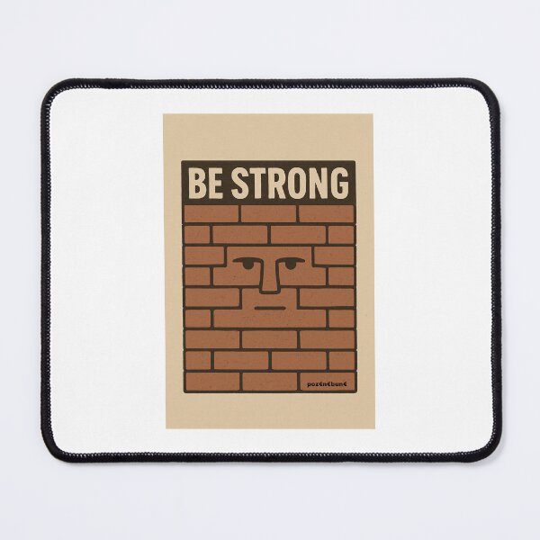 Item preview, Be Strong – Brick Wall with Human Face designed and sold by AkaMix1.