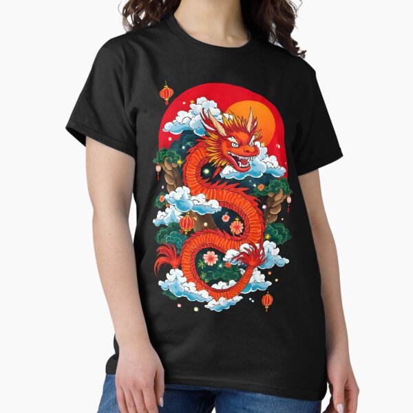 Artikel-Vorschau von Majestätischer Drache im traditionellen japanischen Kunststil, designt und verkauft von Skyla007.