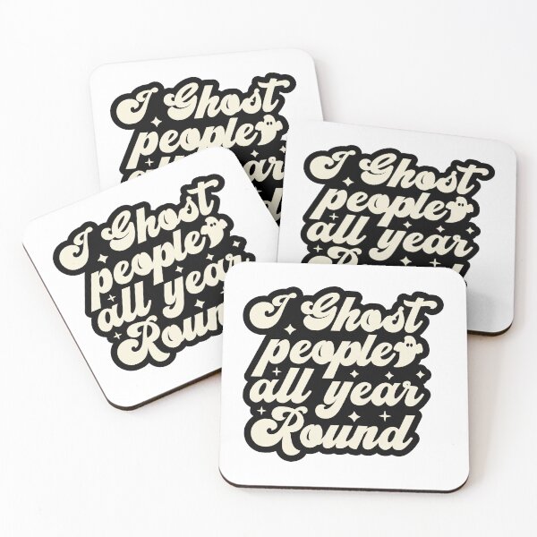 Item preview, I Ghost People All Year Round – Funny Ghost Humor  designed and sold by artcultreone.