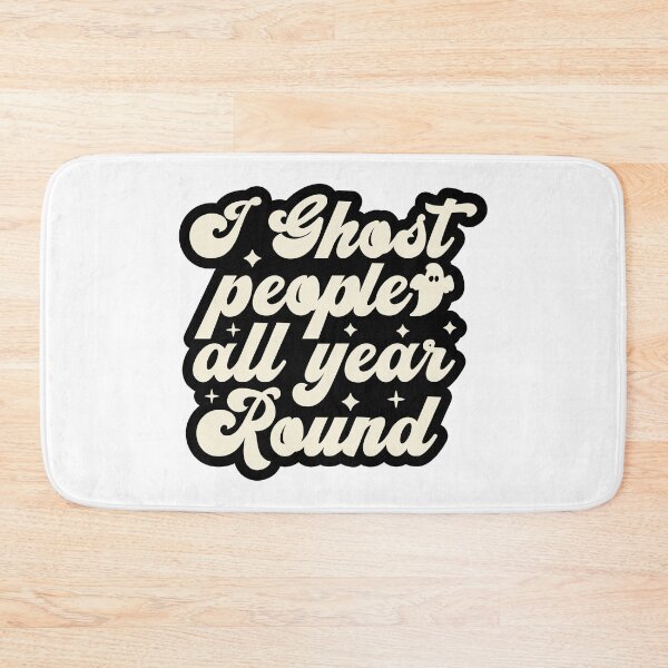 Item preview, I Ghost People All Year Round – Funny Ghost Humor  designed and sold by artcultreone.
