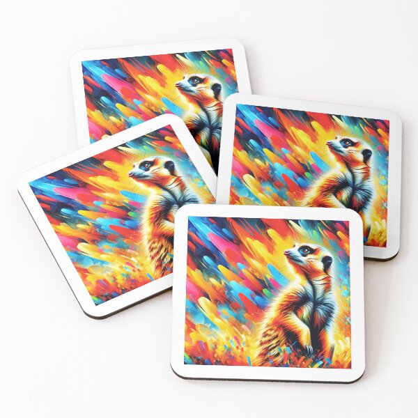 Item preview, Meerkat Acrylic Art designed and sold by TheAnimalZ00.