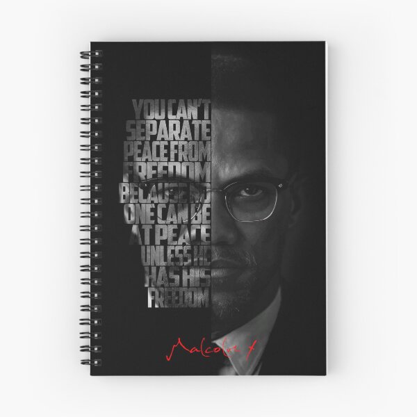 Item preview, Malcolm X – Iconic Quote designed and sold by Enea Kelo.