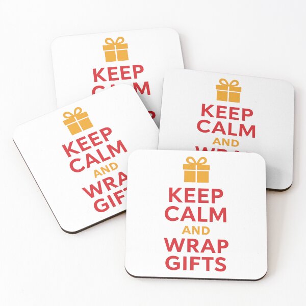 Item preview, Keep Calm and Wrap Gifts - Funny Christmas Wrapping designed and sold by LuxeGraphix.