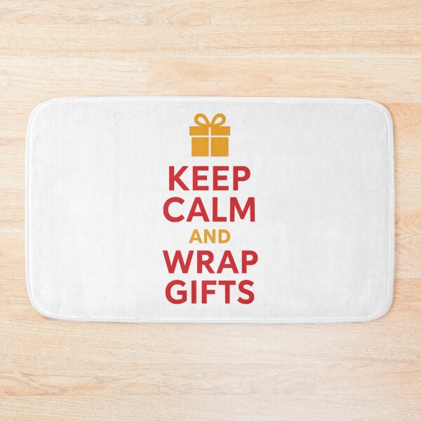 Item preview, Keep Calm and Wrap Gifts - Funny Christmas Wrapping designed and sold by LuxeGraphix.