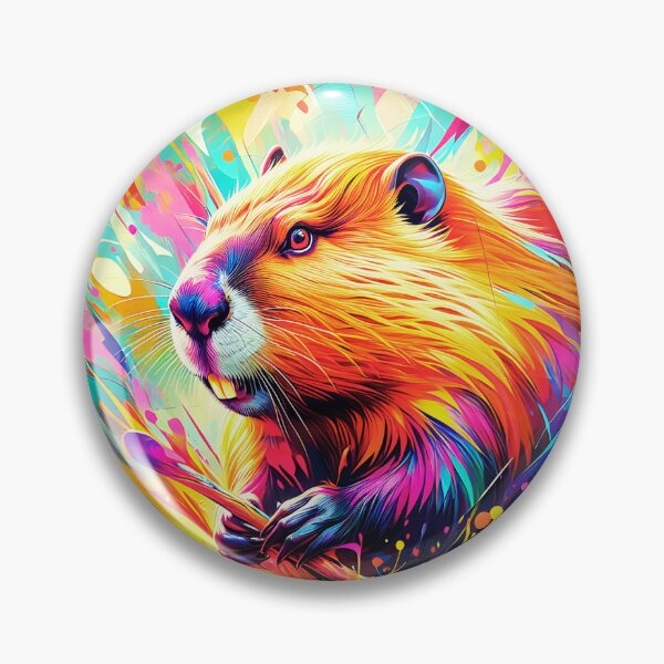 Item preview, Beaver Acrylic Art designed and sold by TheAnimalZ00.