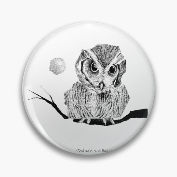 Item preview, Owl and the Moon - Geometric Owl Illustration designed and sold by VincentFactory.