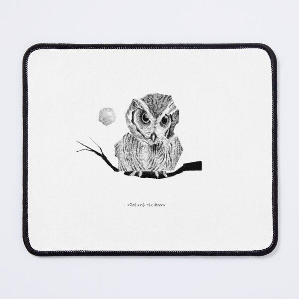 Item preview, Owl and the Moon - Geometric Owl Illustration designed and sold by VincentFactory.