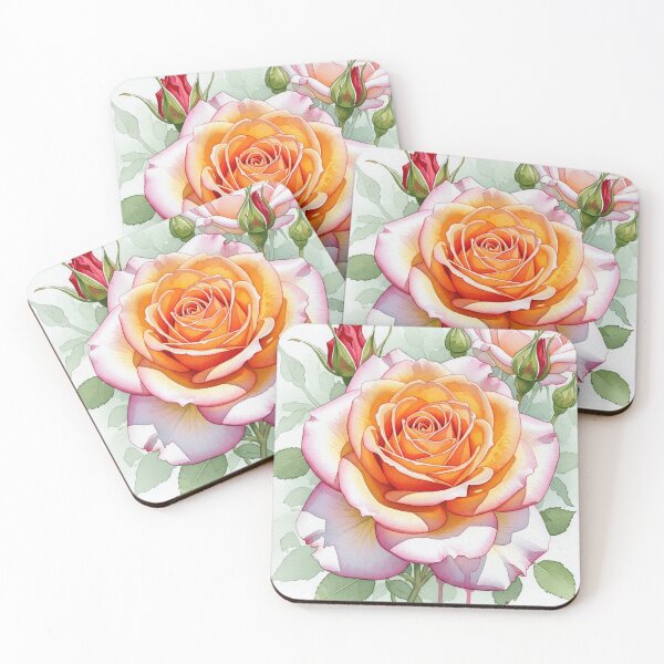 Item preview, Orange Blush Rose designed and sold by BYnomi.