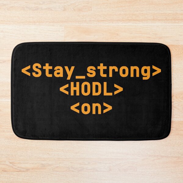 Item preview, Stay strong - BTC Mindset Edition designed and sold by Silvernuit.