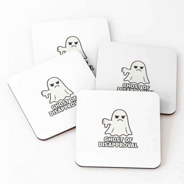 Item preview, Ghost of Disapproval – Sarcastic Thumbs Down Ghost designed and sold by jorjibotike.