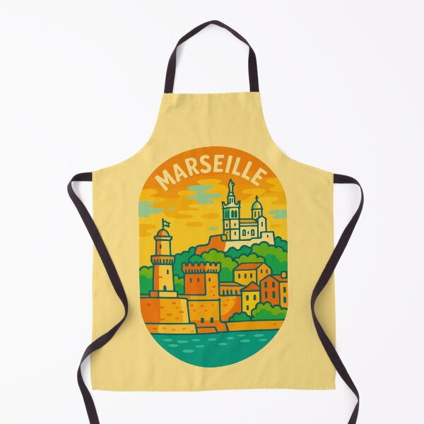 Artikelvorschau, Marseille Reise-Souvenir-Aufkleber entworfen und verkauft von rogue-design.