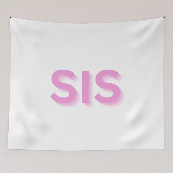 Item preview, SIS Bold Typography – Stylish Printed Design for Sisters & BFFs designed and sold by disenokart.