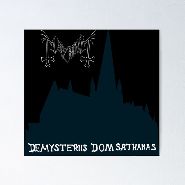 Item preview, De Mysteriis Dom Sathanas – Black Metal Cathedral Tribute designed and sold by TheKvltStudio.
