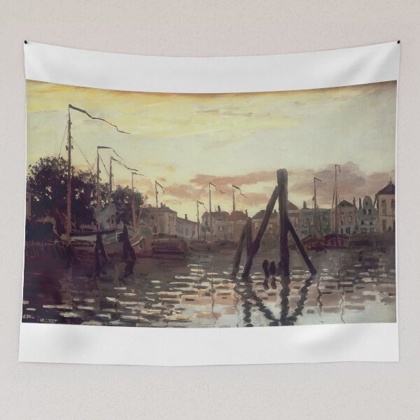 Item preview, The Port at Zaandam   1871 by Claude Monet designed and sold by GabyddAlessandr.