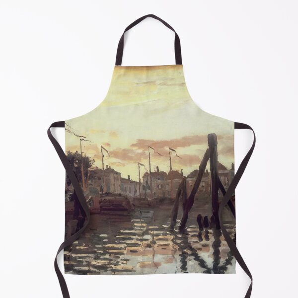 Item preview, The Port at Zaandam 1871 by Claude Monet designed and sold by GabyddAlessandr.