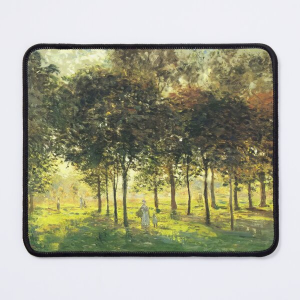 Item preview, The Promenade at Argenteuil Soleil Couchant 1874 by Claude Monet designed and sold by GabyddAlessandr.