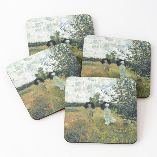Item preview, The Promenade near Argenteuil   1875 by Claude Monet designed and sold by GabyddAlessandr.