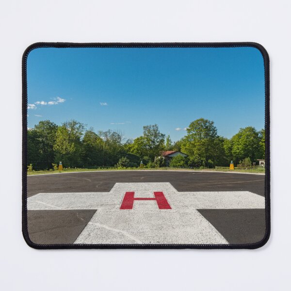 Item preview, Helipad Rural Setting on a beautiful summer day designed and sold by Roxane Bay.