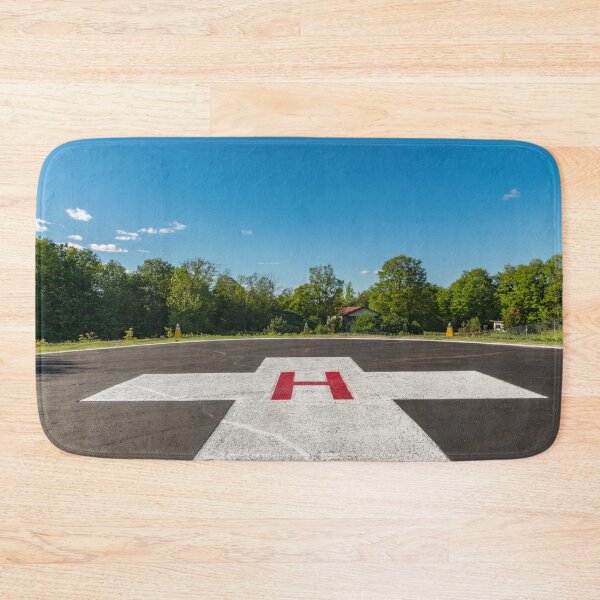 Item preview, Helipad Rural Setting on a beautiful summer day designed and sold by Roxane Bay.