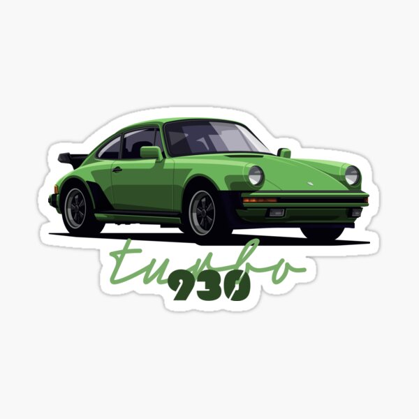 Item preview, 930 TURBO Green Classic Sports Car designed and sold by Ride & Relive.