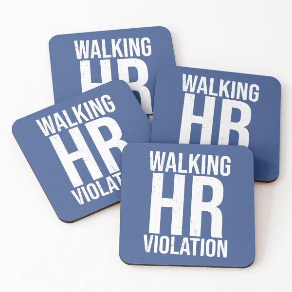 Item preview, JUL-85 Walking HR Violation Humor T Shirts With Sayings designed and sold by noberic.