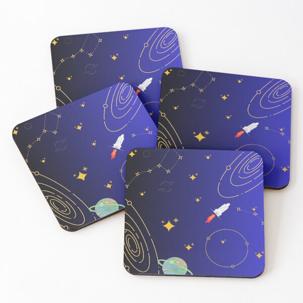 Item preview, Rocket in space  designed and sold by Artandthingsj.